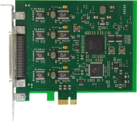 Плата PCIe 4-канального синхронно-асанхронного послідовного інтерфейсу